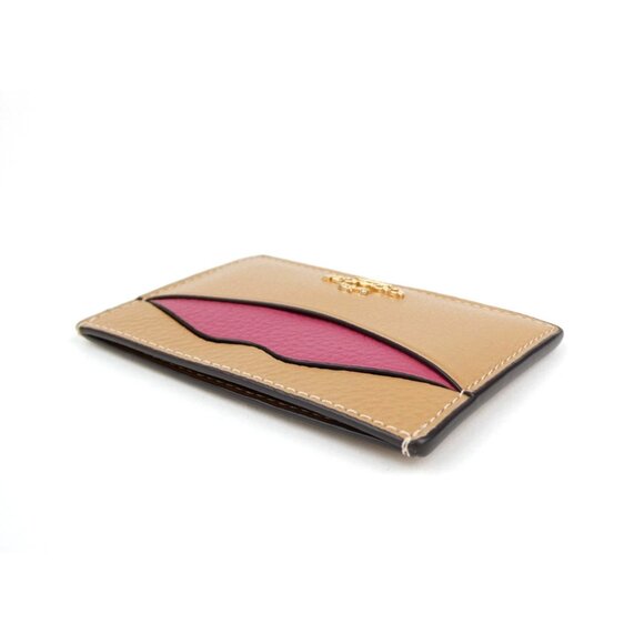 Coach Latte Multi Lip Slim Card Case NWT CW926 - Picture 7 of 8